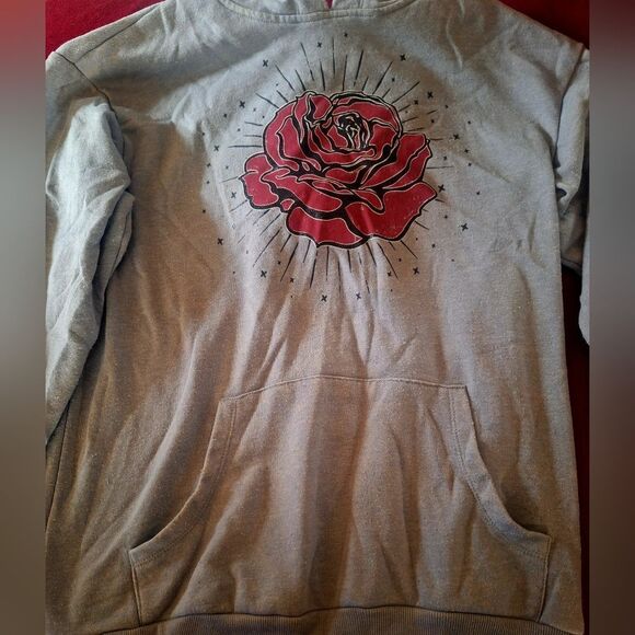 No Boundaries - XS Rose Hoody NWOT - Picture 1 of 2